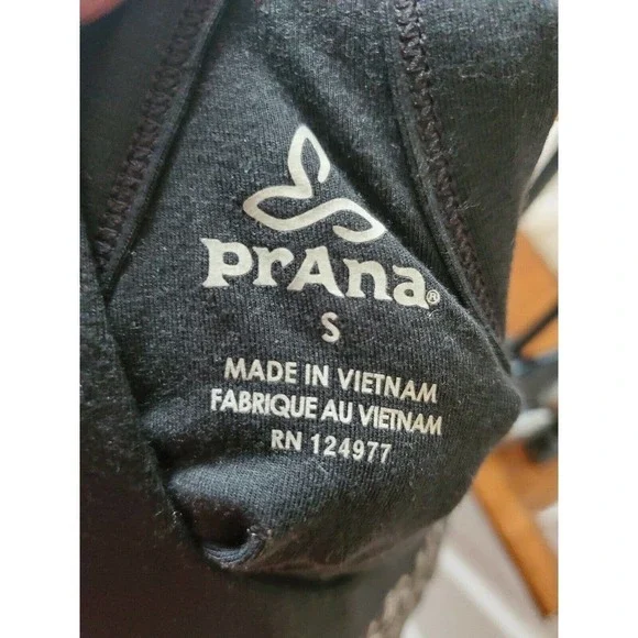 Prana Women's Black/White Scoop Neck Dress S - Picture 9 of 12